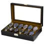 Ditur Scatola per orologi Orologi da 12 Nero Legno DIT0000247