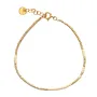 ANNI LU Asym Braccialetto Ottone Dorato 1038