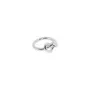Jane Kønig Big Tied Heart Ring Anello Argento BTHR-AW25-S