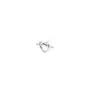 Jane Kønig Big Tied Heart Stud Orecchino Singolo Argento BTHS-AW25-S
