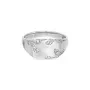 Jane Kønig Iced Signet Anello Argento EBISR-XJK23-S
