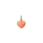 Jane Kønig Pink Coral Heart Ciondolo Oro GULD-PHV