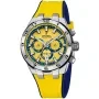 Orologio Festina Chrono Bike F20671/4 con quadrante Giallo, cassa da 44 mm di diametro e Cinturino in gomma in Giallo