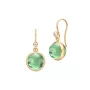 Julie Sandlau Prime Green Amethyst Orecchini Argento Dorato HKS181GDGRATCRCZ