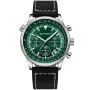 Orologio Studsgaard Aviator S0012 con quadrante Verde, cassa da 44 mm di diametro e Cinturino in pelle in Nero