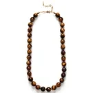 ANNI LU Eye Of The Tiger Collana Ottone Dorato 242-20-32