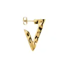 Jane Kønig Bruised Triangle Orecchino Singolo Argento Dorato BTH-SS23-G