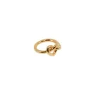 Jane Kønig Big Tied Heart Ring Anello Argento Dorato BTHR-AW25-G