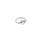 Jane Kønig Big Tied Heart Ring Anello Argento BTHR-AW25-S