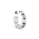 Jane Kønig Chunky Magic Hoop Orecchino Singolo Argento CMH-AW24-S