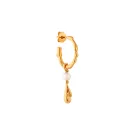 Jane Kønig Drippy Orecchino Singolo Argento Dorato DHPD-AW22-G
