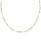Karl Lagerfeld Pearl Collana Acciaio Inossidabile KLAYR17