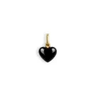 Jane Kønig Onyx Heart Ciondolo Oro GULD-OHV