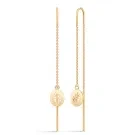 Julie Sandlau Tree Of Life Orecchini Argento Dorato HKS661GD