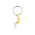Jane Kønig Half Moon Orecchino Singolo Argento Dorato HMCP-XJK24-1-G