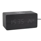 Karlsson Alarm clock Block w. phone charger Sveglia KA5933BK