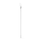 Jane Kønig Night Star Chain Orecchino Singolo Argento NSCE-AW24-S
