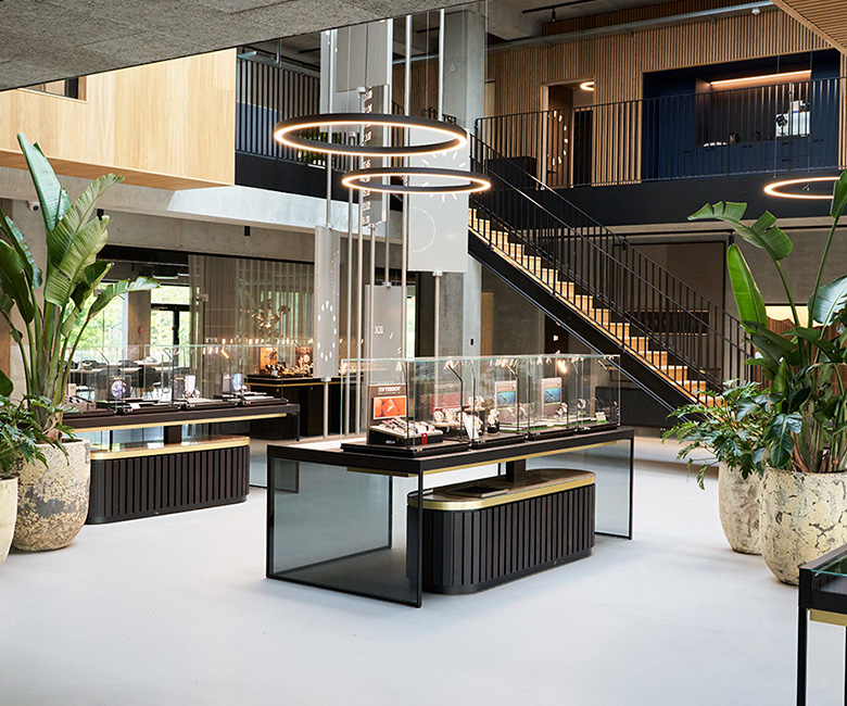 Ditur store in Hasselager from inside